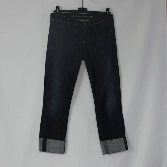 Citizens of Humanity  - Dani Crop Straight Leg Jeans in Scorpio Wash size 27 - Picture 4 of 10